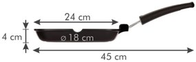 Tescoma PREMIUM grillserpenyő, 24 cm