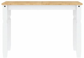 Corona fehér tömör fenyőfa ebédlőasztal 112 x 60 x 75 cm