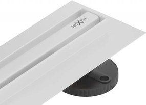 Mexen Flat 360° Slim 90 cm-es forgatható vonalelvezetés, fehér - 1241090
