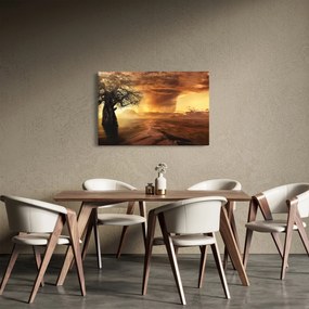 Narancssárga felhők képe (90x60 cm)