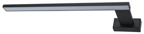 SHINE LED fürdőszobai fali lámpatest, 11 W, 230 V, 45 cm, IP44, fekete
