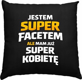 Párna Én vagyok a szuper srác Ajándék Férjnek Fiú Kollégának