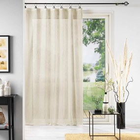 Bézs átlátszó függöny 140x240 cm Linka – douceur d'intérieur