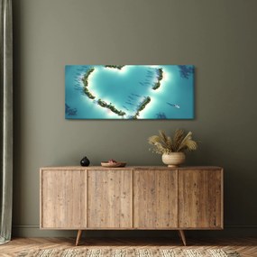 Kép - Szívszigetek (120x50 cm)