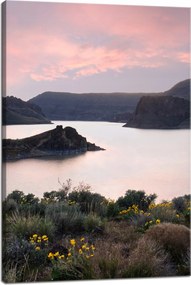 Vászonkép Természet Hegyek Víz Ég Virágok Növények 40x60