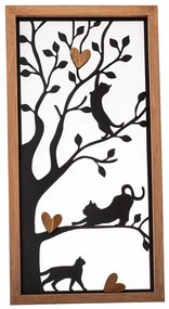 Fém fali dekoráció 31x61 cm – Dakls