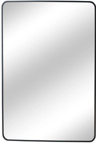 Ars Longa Zen tükör 60x110 cm négyszögletes fekete ZEN60110-C