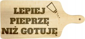 Vágódeszka Vicces Ajándék Jobb dugni, mint főzni