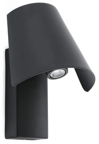 FARO LE PETIT fali lámpa, fekete, 3000K melegfehér, beépített LED, 4W, IP20, 62162