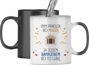 Mágikus Bögre Bankároknak Színváltós Nyomtatott Fényképpel