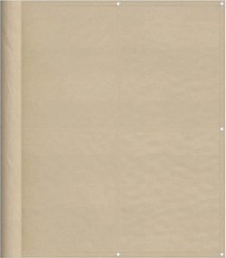 vidaXL bézs 100% oxford poliészter erkélyparaván 120 x 700 cm