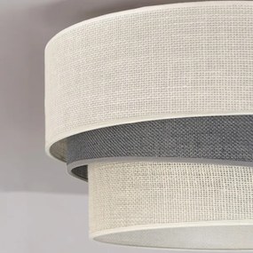 Brilagi - TRIO mennyezeti lámpa 1xE27/60W/230V, átm. 40 cm, krém/szürke
