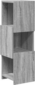 vidaXL Sarokszekrény Szürke Sonoma 25,5x25x80cm Faanyag