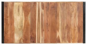 Paliszander felületű tömör fa étkezőasztal 200 x 100 x 75 cm