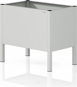 Kis szürke fém virágcserép kaspó: DAISY 400 x 350 x 250 mm
