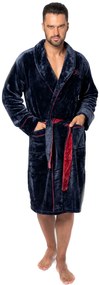 Fürdőköpeny Roger Navy Red Men m