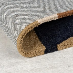 Terrakotta színű kézi szövésű gyapjú szőnyeg 160x230 cm Mia Arch – Flair Rugs