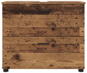 Fürdőszoba Székény fiókkal Régi fa 76.5 x 35 x 64 cm Faanyag