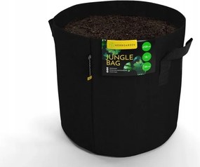 Anyag kaspó fogantyúval Herbgarden Jungle Bag Round 16L 28x28xh26cm