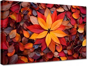 Vászonkép 30x20 Őszi színes levelek