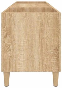 sonoma tölgyfa lemezszekrény 121 x 38 x 48 cm rétegelt fából