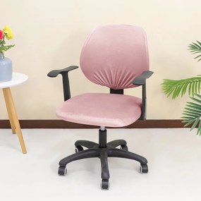 Forgószék Huzat (bársonyos, 2 részes, halvány rózsaszín)