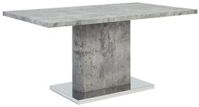Modern étkezőasztal beton színben PASADENA Beliani
