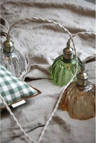 Borostyán színű fém függőlámpa üveg búrával ø 13 cm Gota – Markslöjd