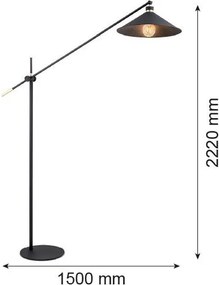 Argon NASHVILLE 4732 Állólámpa 1x15W/E27 IP20