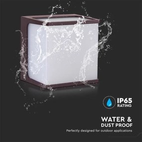 LED Kültéri fali lámpa LED/8W/230V IP65 3000K barna