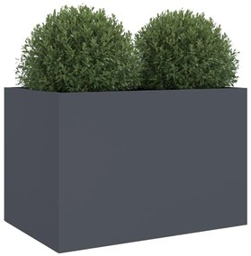 vidaXL antracitszürke acél növénytartó 62 x 47 x 46 cm