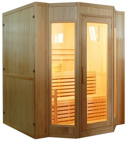 Sauna DeLuxe HR4045 Finnország, barna