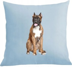 Párna párnahuzat nyomott mintás Boxer Kutya