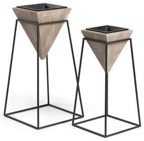 Star 2 db-os virágtartó szett - Kave Home