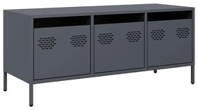 antracit hidegen hengerelt acél TV-szekrény 101,5x39x43,5 cm
