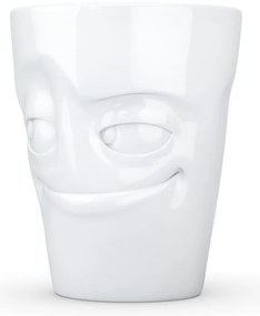 Fehér 'mosolygós' porcelánbögre - 58products