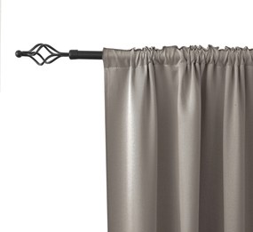 OXFORD szürkésbarna függöny 140x270 cm Felfüggesztés: Hullámos sínszalag
