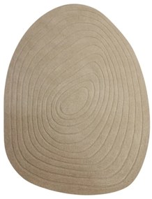 Krémszínű gyapjú szőnyeg 200x290 cm Puddle Wool – Flair Rugs