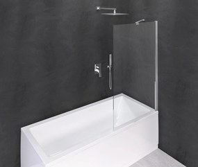 Polysan Modular Shower zuhanyparaván 80 cm egyrészes króm fényes/átlátszó üveg BMS1-80