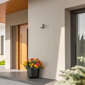 Brilagi - LED Kültéri fali lámpa CUBE LED/6W/230V szürke IP54