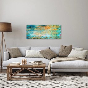 A kék absztrakció képe (120x50 cm)