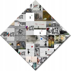 Vászonkép 56x56 Mix Banksy