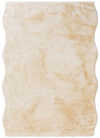 Shaggy rug Arlie Cream 15x15 cm Sample