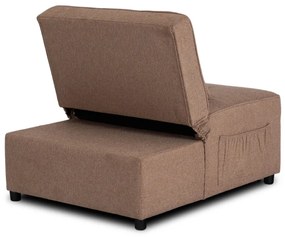 Ágyazható Fotel Barna Színben. IBERIS 80 cm