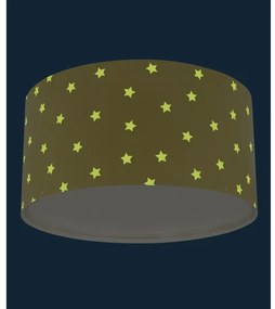 Dalber 82216A - Gyermek mennyezeti lámpa STAR LIGHT 2xE27/60W/230V sárga