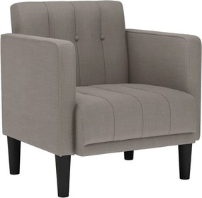 vidaXL tópszínű szövet kanapészék karfás szék 53 cm