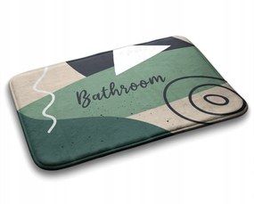 Fürdőszobaszőnyeg Geometrikus mintás 90x60 cm