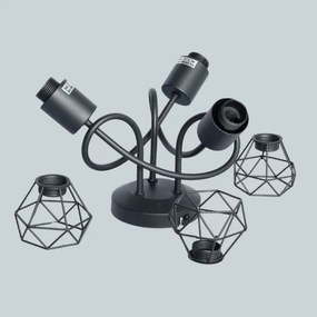 Brilagi - CAGE felületre szerelt csillár 3xE14/40W/230V