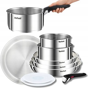 Szuper Edény- És serpenyőkészlet Tefal acél bevonattal Indukciós 8 db-os