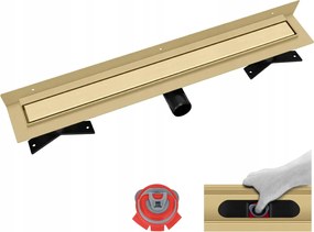 Vogi Premium Duo arany fali lefolyĂł 70 cm Pvd szett szĂĄraz szifonnal